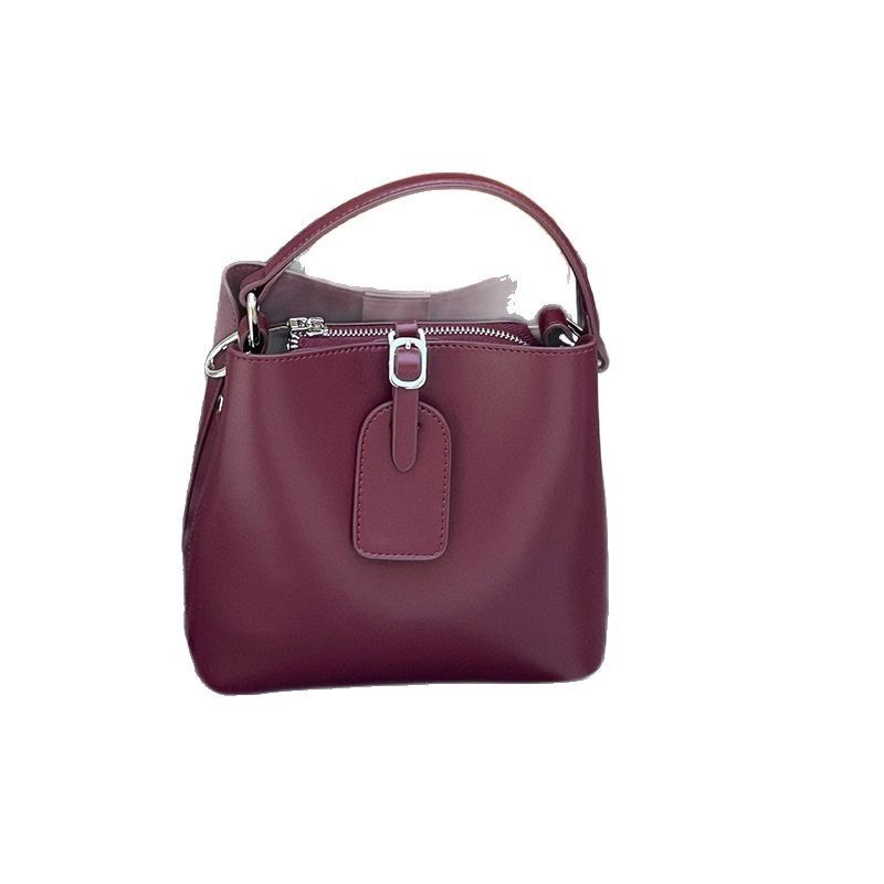 2025 Nuova borsa a tracolla da donna in vera pelle di alta qualità, leggera, alla moda, semplice, elegante e versatile_voghion.com