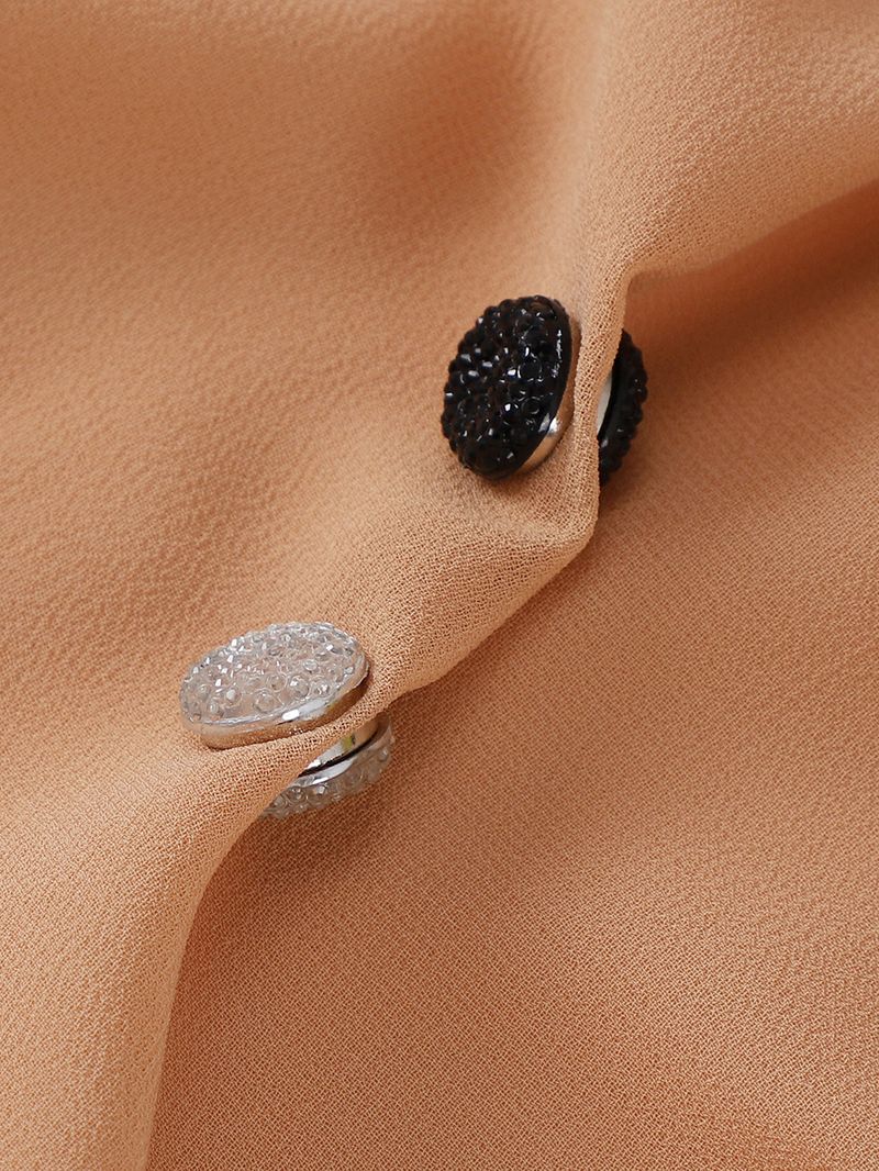 Elegant Resin Magnetic Hijab Pin With Rhinestones - Secure & Stylish Headscarf Accessory For Women (Set Of 2)_voghion.com