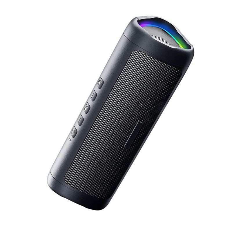 Cyberus Neuer 5,3-Zoll-Bluetooth-Lautsprecher mit farbenfroher Beleuchtung, tragbar, wasserdicht, TWS, HD-Anruffunktion_voghion.com