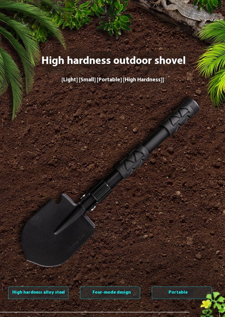 Chang Mini Engineer Multi functional Folding Outdoor Shovel in Hand with shovel_voghion.com