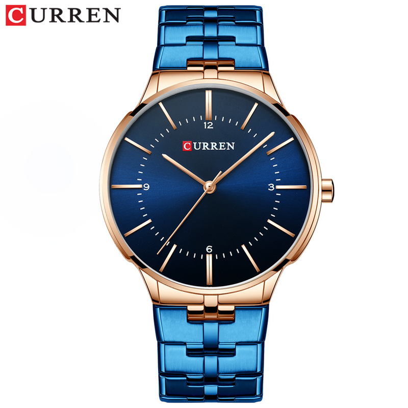CURREN Karyon 8321 Stolband Quarz Waasserdicht Casual Business Hären Auer_voghion.com