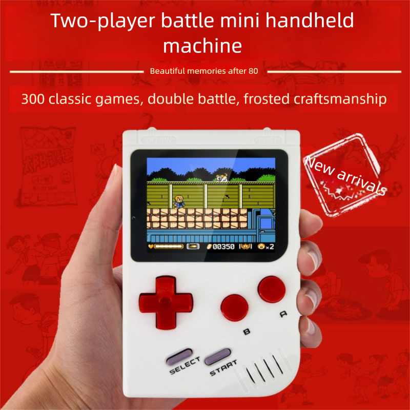 Console orizzontale portatile per piccoli giochi non ripetitivi per bambini, per le vacanze estive, essenziale, con schermo a colori HD_voghion.com