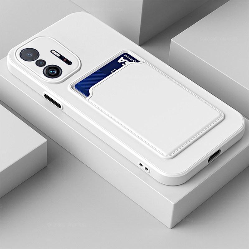 Quadratischer Kartensteckplatzhalter, weiche Silikon-Rückseitenabdeckungen für Xiaomi 11T Pro mi11t mi 11t 11tpro xiomi 11 t_voghion.com