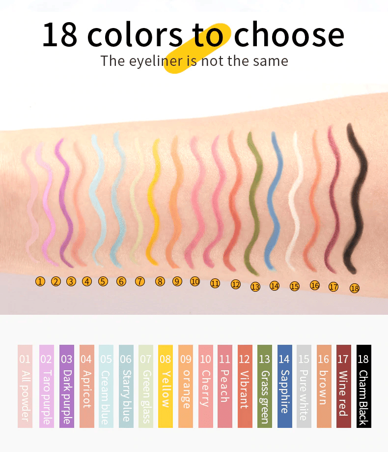 PUDAIER® Crème Gel Eyeliner - Color #02 Taro Purple_voghion.com