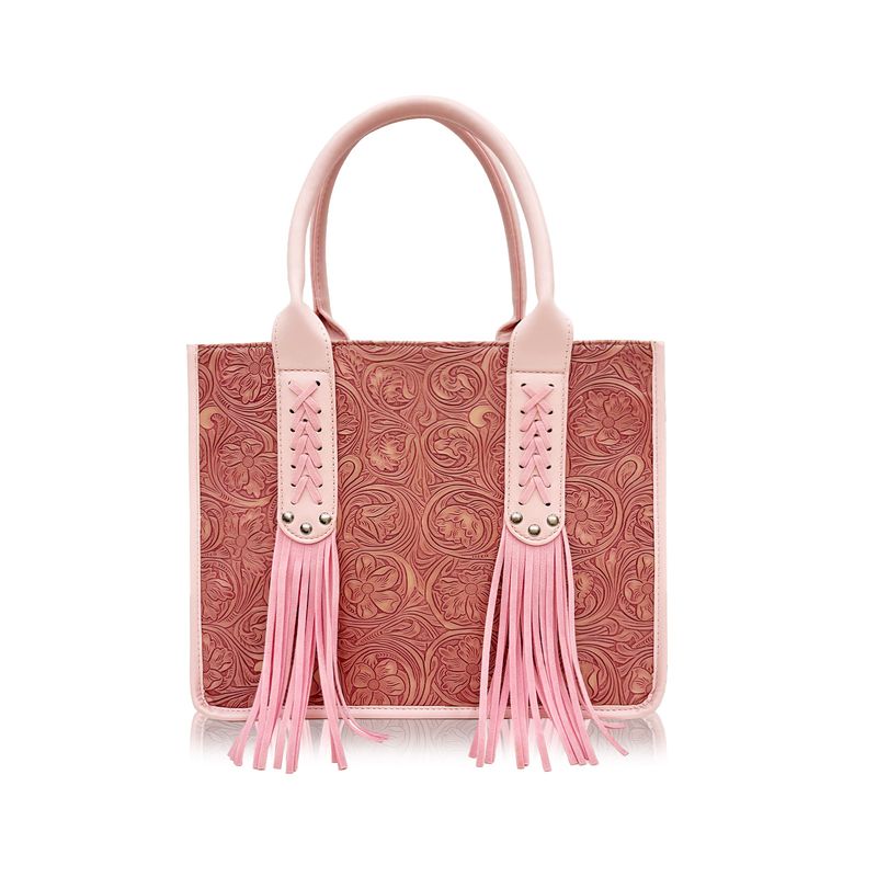 Borsa tote con stampa a nappe, tracolla staccabile, sensazione di alta qualità_voghion.com