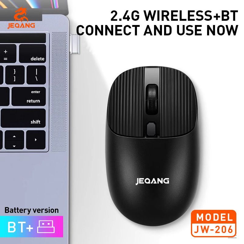 Digitex Digitex Factory Direct JW-206 Office Home Business Multi-color Laptop Compact Gaming Wireless Mouse_voghion.com