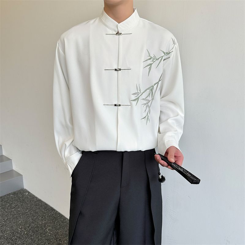 2025 Primavera e autunno Nuovo design semplice Versatile temperamento Camicia da uomo Moda avanzata Casual Trendy Shirt_voghion.com