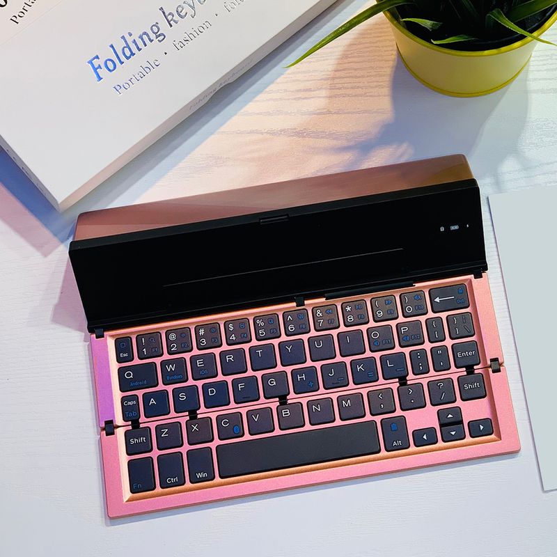 Wireless Folding Keyboard BT 5.1 Numeric Keypad for IOS Android Windows for Ipad Tablet Portable Mini Digital Keypad_voghion.com