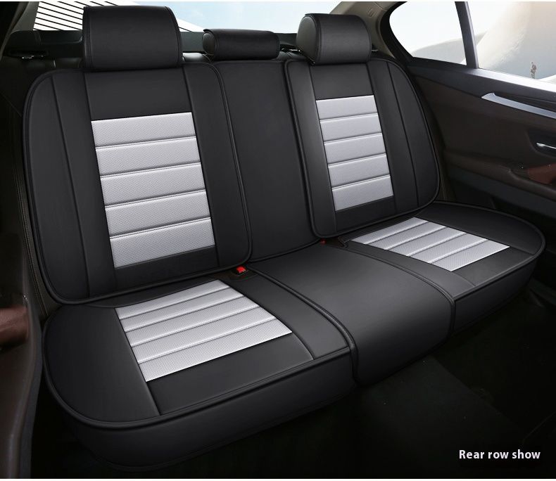 Universal Rear 3 Car Seat Covers For SUVs And Sedans Wear-Resistant Breathable Easy To Clean Auto Accessories_voghion.com