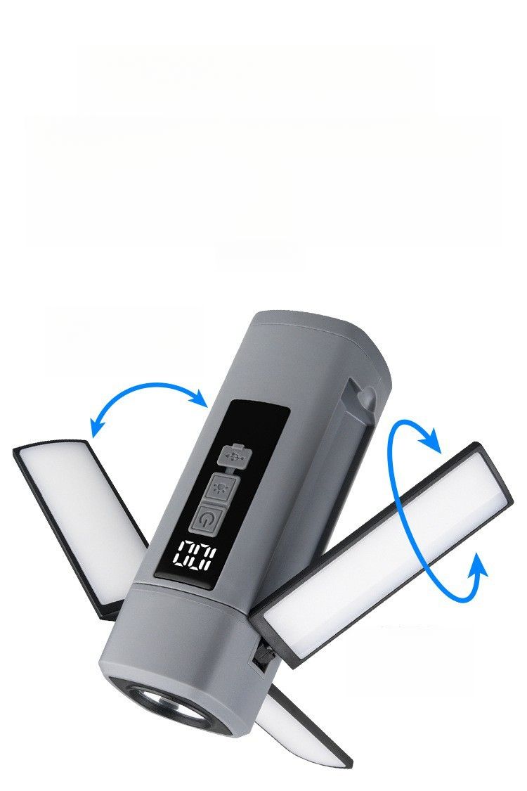 Cross-border New Outdoor Multi-functional Rechargeable Telescopic Folding Lighting Tent Camp Camping Light_voghion.com