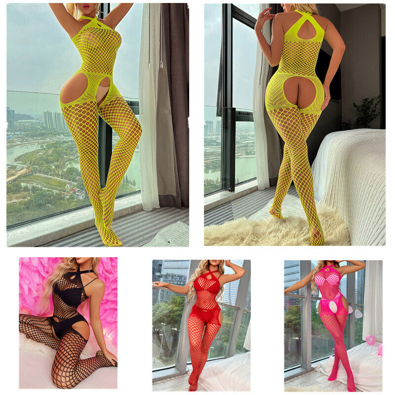 Sexy transparente Damenunterwäsche mit engen Trägern, Minikleid + G-String-Pyjama-Unterwäsche_voghion.com