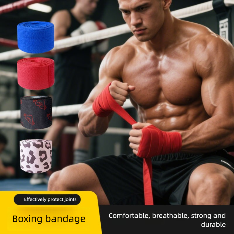 Training Bandage 5m Sports Sanda Guard Fighting Grappling Karate Support Boxing Hand Wrap_voghion.com