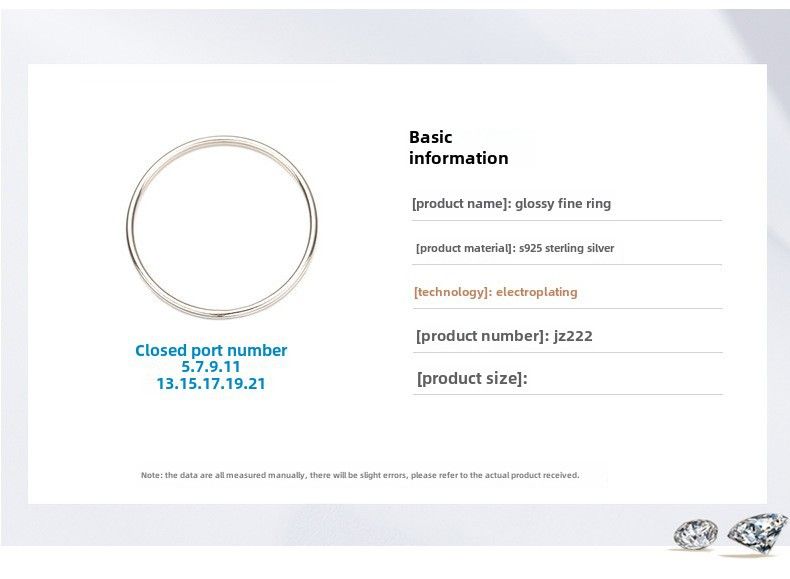 Anello di apertura in argento sterling S925 all'ingrosso in fabbrica Anello sottile da donna 1,2 mm 1 mm Anello alla moda con striscia Anello nocca_voghion.com