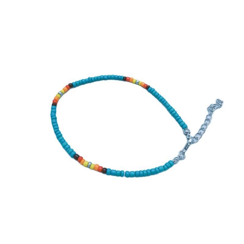 Colorful Beaded Bracelet Bohemian Style Seed Bead Set Foot Unique Fashion Accessories_voghion.com