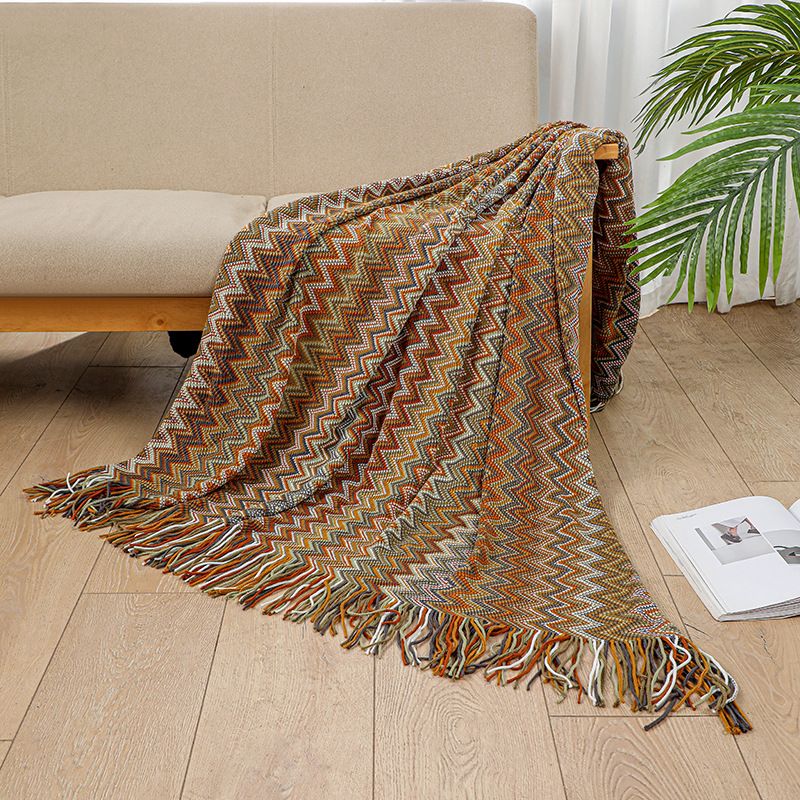2025 Bohemian Throw Spring And Autumn Air Conditioning Nap Homestay Bedside Nordic Ins Style Thick Sofa Blanket_voghion.com