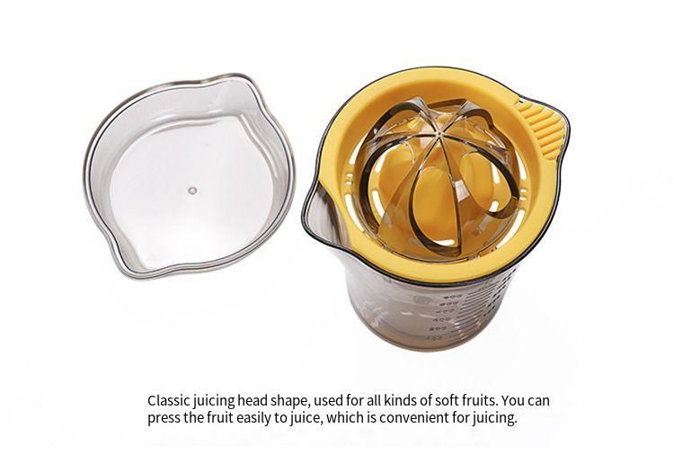 Spremiagrumi portatile manuale per limoni, semplice spremiagrumi per arance, set di tazze colorate in scatola_voghion.com