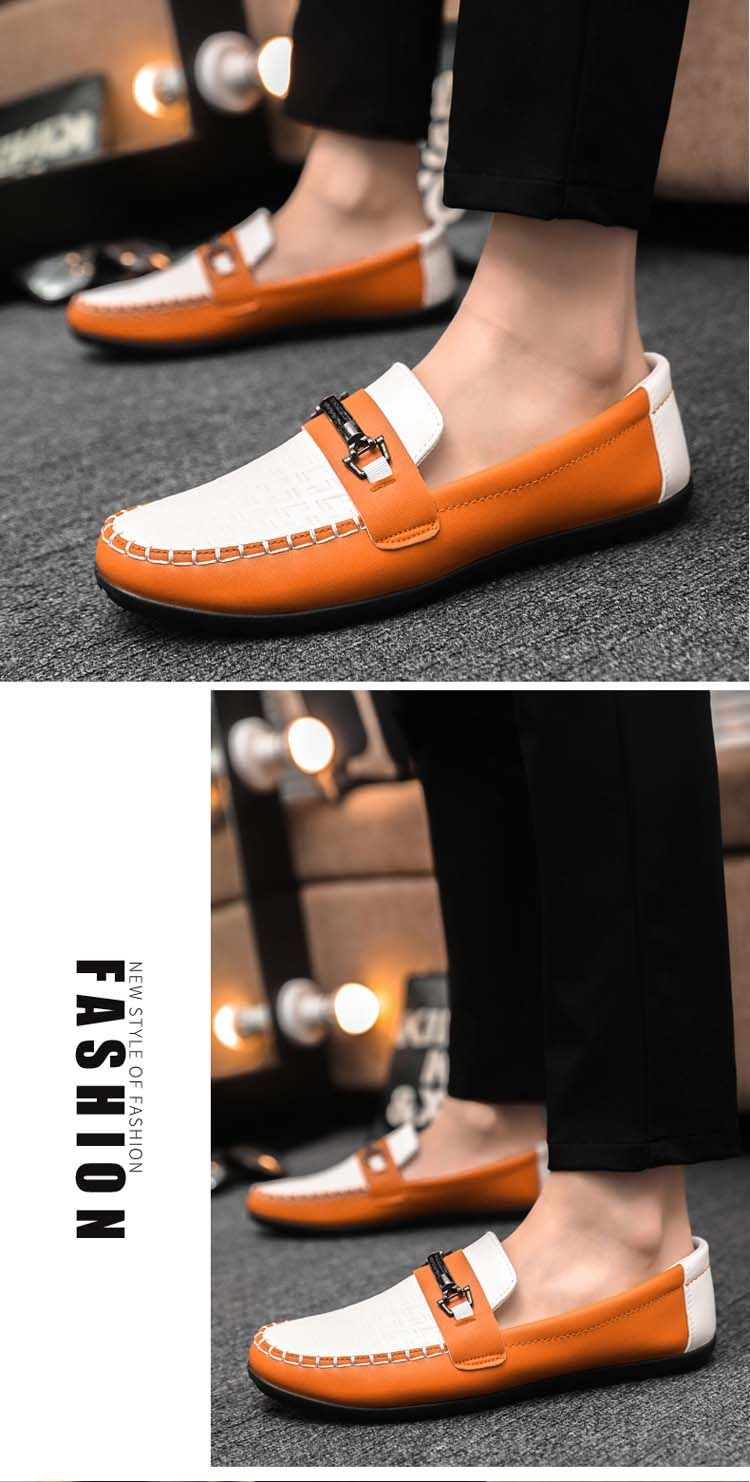 Dou For Men 2024 Νέα Μοντέρνα Ανδρικά Ανοιξιάτικα Αναπνεύσσιμα Δερμάτινα Αντιολισθητικά Ελαφριά Παπούτσια Εργασίας_voghion.com