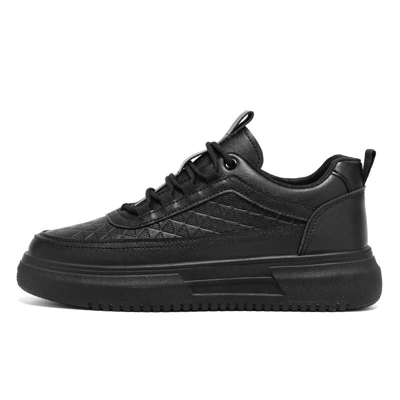 Nuove scarpe da uomo coreane, traspiranti, bianche, versatili, con suola spessa, sportive e per il tempo libero, alla moda, primaverili_voghion.com