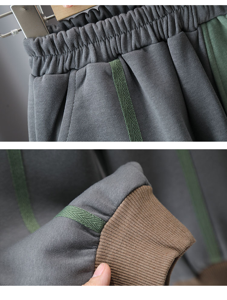Jungen Herbst Anzug Net Rot Kleidung Ausländischen Frühling Und Herbst Kinder Sport Mode Zwei-stück Set_voghion.com