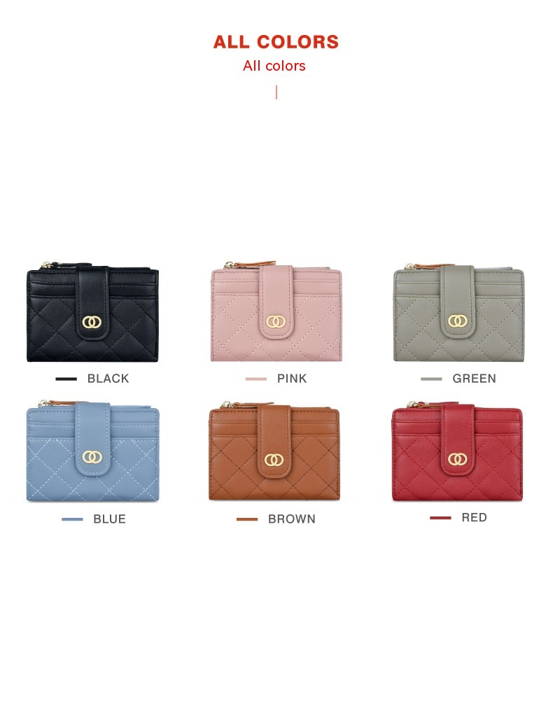Fragrant Small Wind Embroidery Thread Multi Card Zero Women's Wallet Tailian_voghion.com