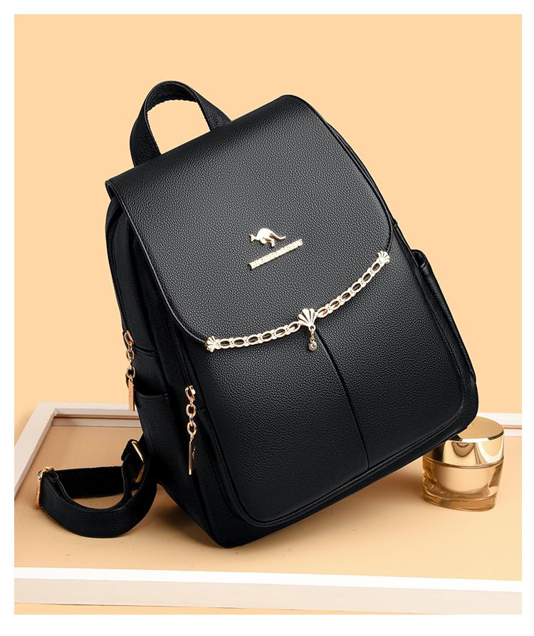 2024. gada vasaras jaunā metāla malas dubultplecu tendence ar pērļu mazu kulonu, ceļojumu sieviešu muguras soma_voghion.com