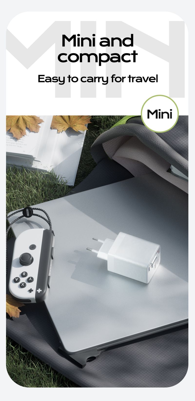 65W USB PD3.0 Phone Fast Charger With Retractable Cable EU/UK Plug Portable Power Adapter For Xiaomi Samsung USB-C Wall Charger_voghion.com