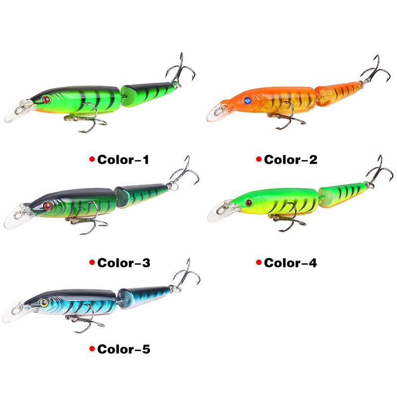 Masalas dviejų dalių kietas masalas 9g/10.5cm sūpynės imitacija Minnow masalas kietas masalas masalas_voghion.com