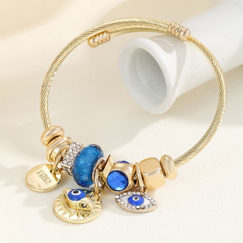 Pendentif amusant pour enfants en acier inoxydable doré avec goutte d'huile personnalisée et ouverture réglable,_voghion.com
