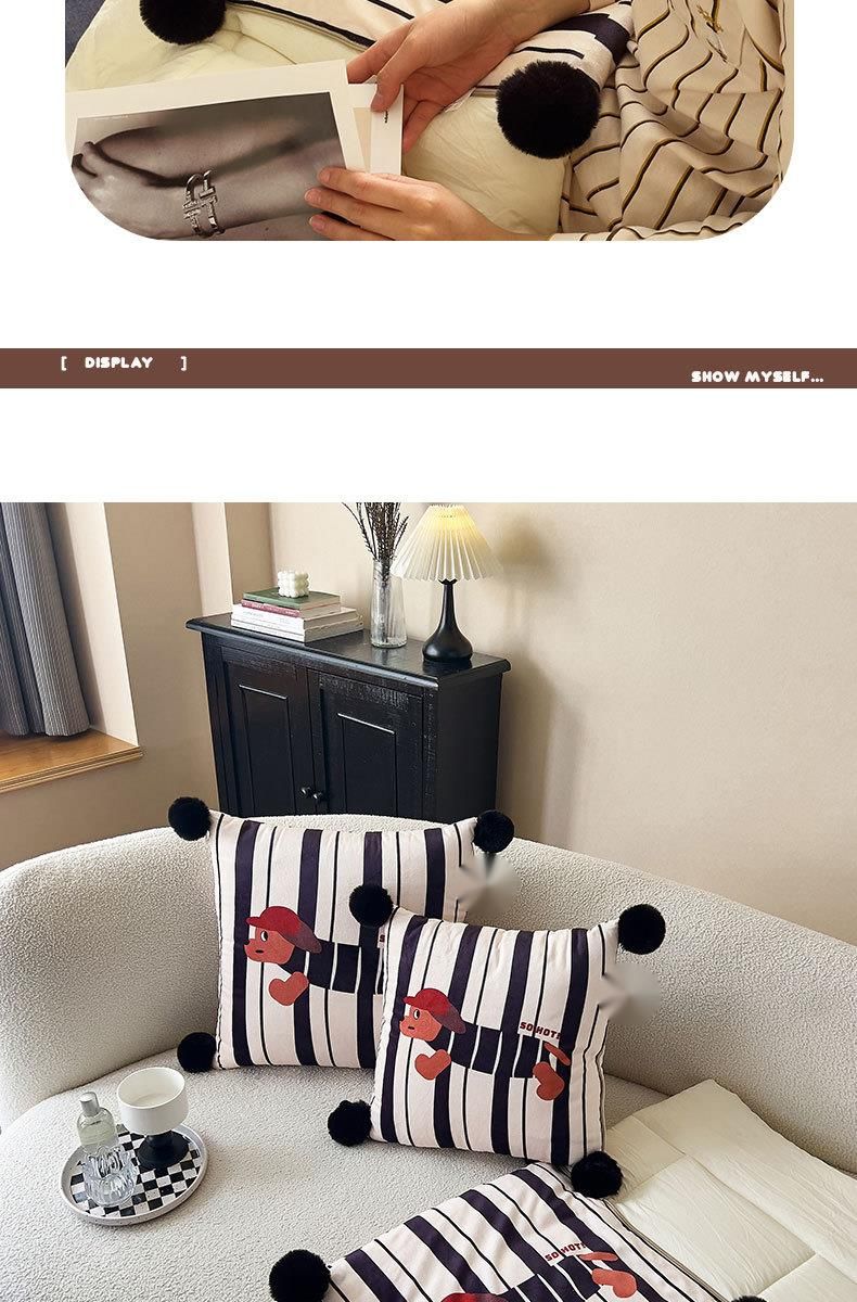 Cuscino per pisolino da ufficio, divano a doppio uso, coperta per aria condizionata, trapunta estiva, cuscino per auto, due in uno_voghion.com