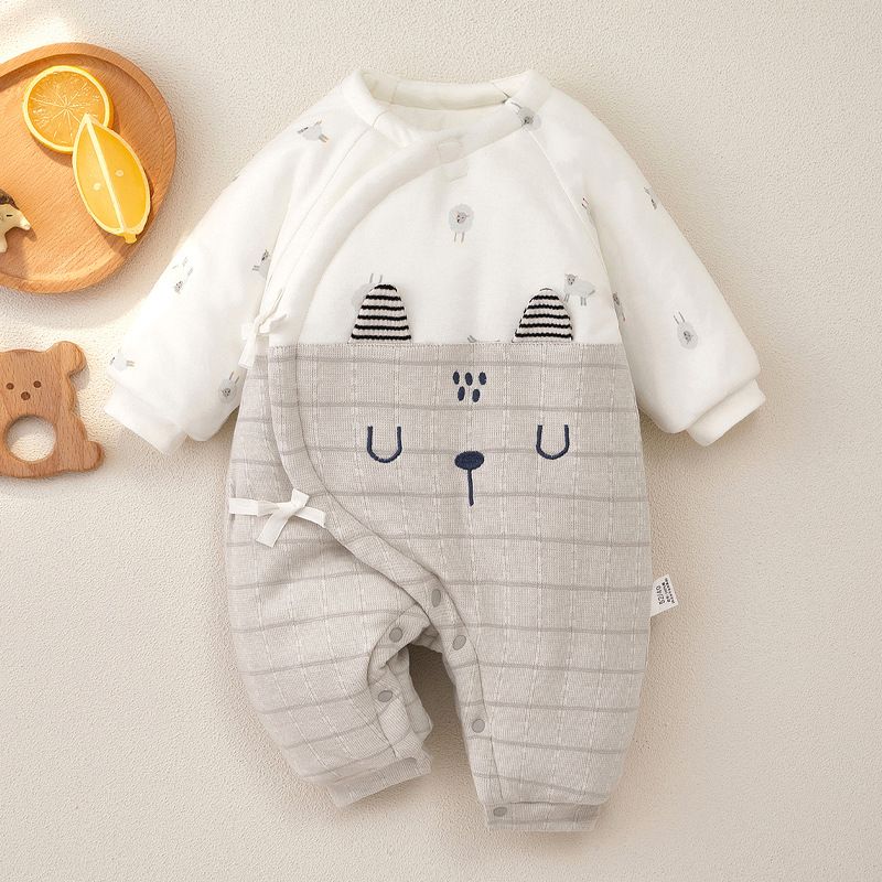 Newborn Class A Thickened Newborn Baby Clothes In Autumn And Winter_voghion.com
