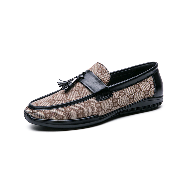 Außenhandel Beanie Schuhe Herren Sommer Social Influencer Slip On Lazy Trendy Casual Leder Korean Personalisiert_voghion.com