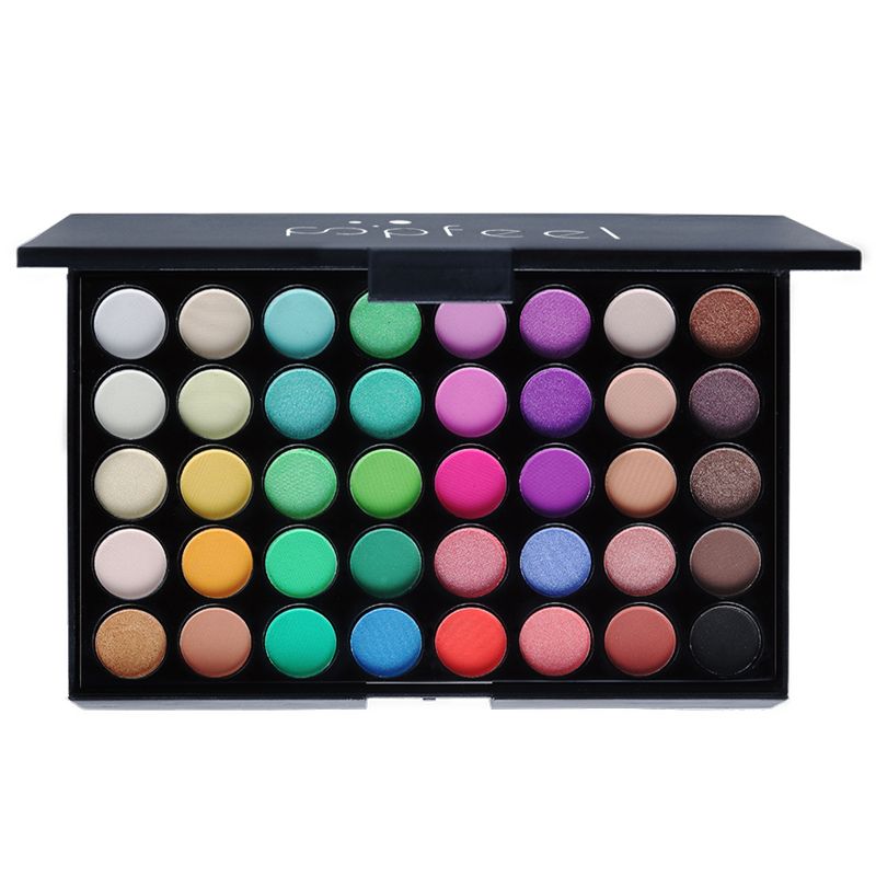 120 couleurs paillettes fard à paupières Palette mat ombre à paupières Palette miroitant brillant nu maquillage Palette ensemble Kit cosmétique femmes_voghion.com