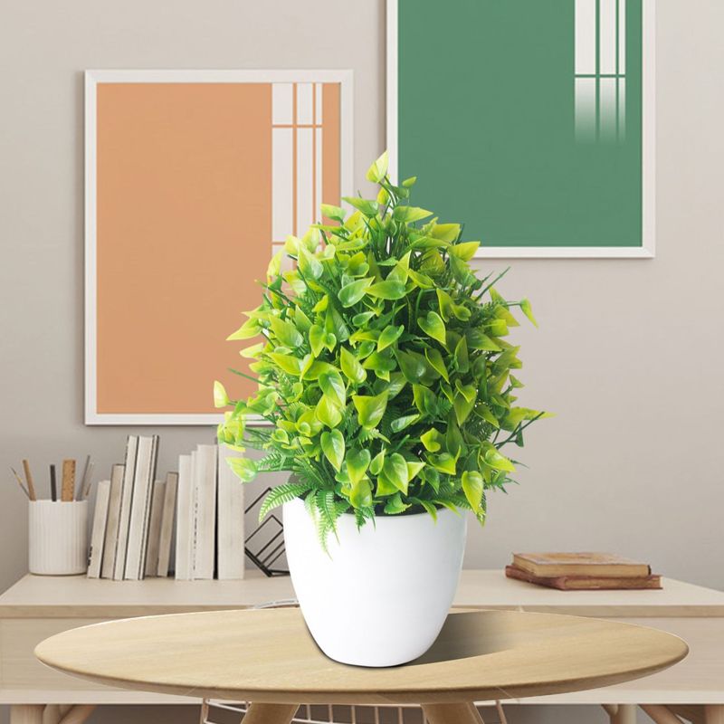 Simulazione albero di Natale bonsai plastica pianta verde fiore pianta in vaso piccola decorazione per la casa ornamenti da tavolo_voghion.com