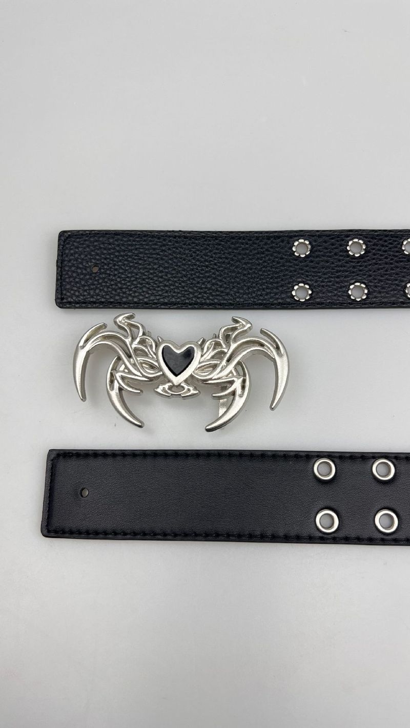 Persönlichkeit Retro Geprägte Liebe Heißer Mädchen Vielseitig Gothic Gürtel Gürtel Dark Cool_voghion.com