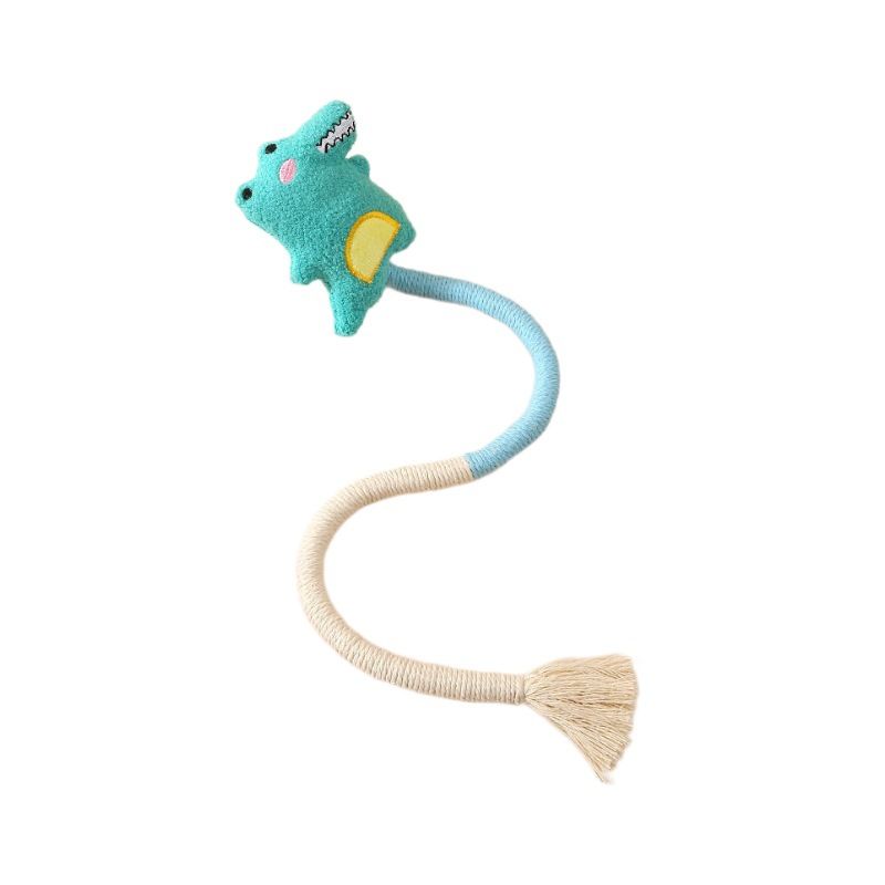 Corda da masticare per gatti, giocattolo da masticare durevole per la pulizia dei denti, accessori per gattini_voghion.com