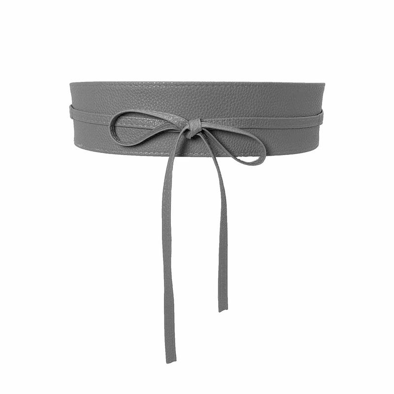 Cintura elegante verde grigio blu cintura snellente cravatta decorazione_voghion.com