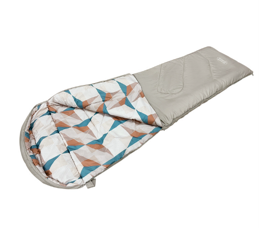 Neuer trapezförmiger wasserdichter Umschlagschlafsack für Outdoor-Camping mit Kapuze, waschbar, 1300 g dicker, warmer Schlafsack für Erwachsene_voghion.com