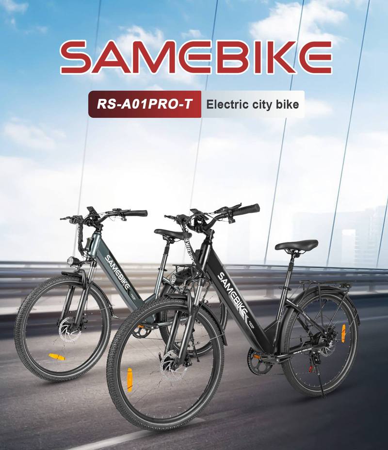 SAMEBIKE RS-A01 Pro-T 26" elcykel 36V 15Ah batteri 500W motor Urban elcykel Bäst för pendling och stadscykling _voghion.com