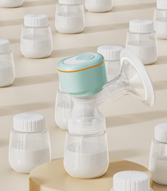 Breast Pumps All In One Electric Breast Pump Painless Milk Pumping Massage Silent Charging Automatic Milk Extraction_voghion.com