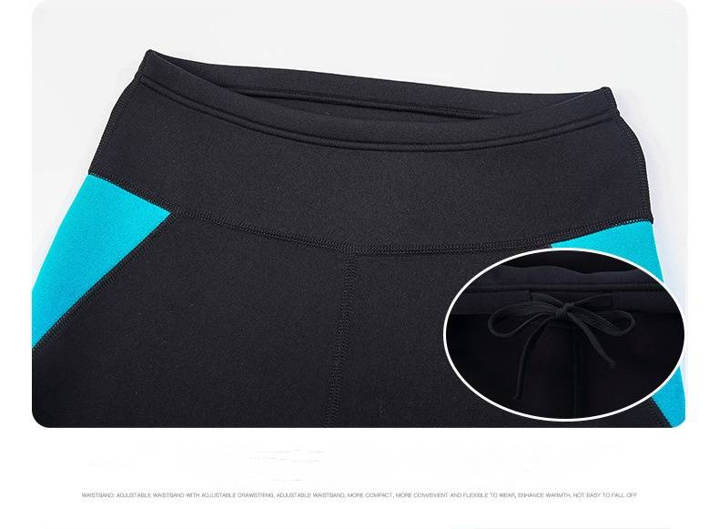Pantalones largos de buceo de 2 mm, traje de surf de dos piezas para hombre, resistente al frío y al calor, ideal para barranquismo y esnórquel, bañador de secado rápido._voghion.com