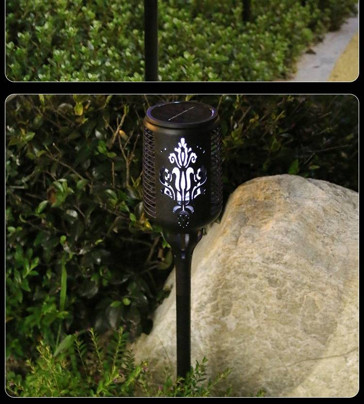 Solar-Powered Waterproof Mosquito Killer Lamp For Outdoor Garden, Patio, And Yard – LED Flame Bug Zapper For Home & Camping_voghion.com