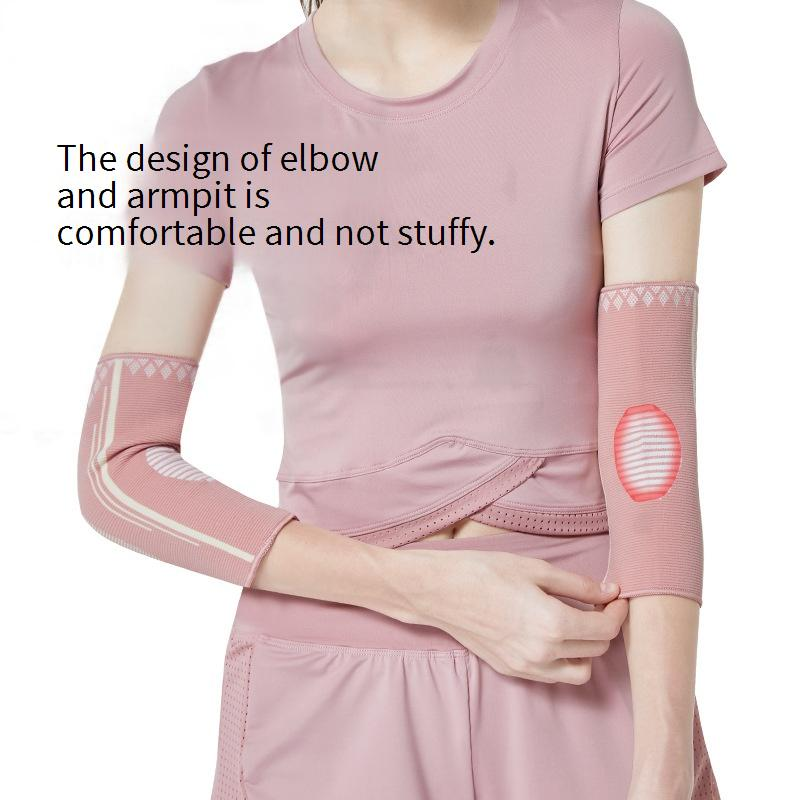 Breathable Elbow Support Sleeve For Women & Men - Lightweight Compression Arm Sleeve For Tennis, Basketball, Gym & Sports Injury Prevention_voghion.com