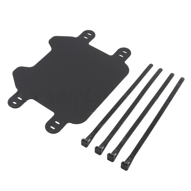Light Bee Off-Road Motorcycle Front Number Plate Holder - Universal Fit For Dirt Bikes & MX Bikes, Heavy-Duty Black Plastic Design, Easy Mounting_voghion.com