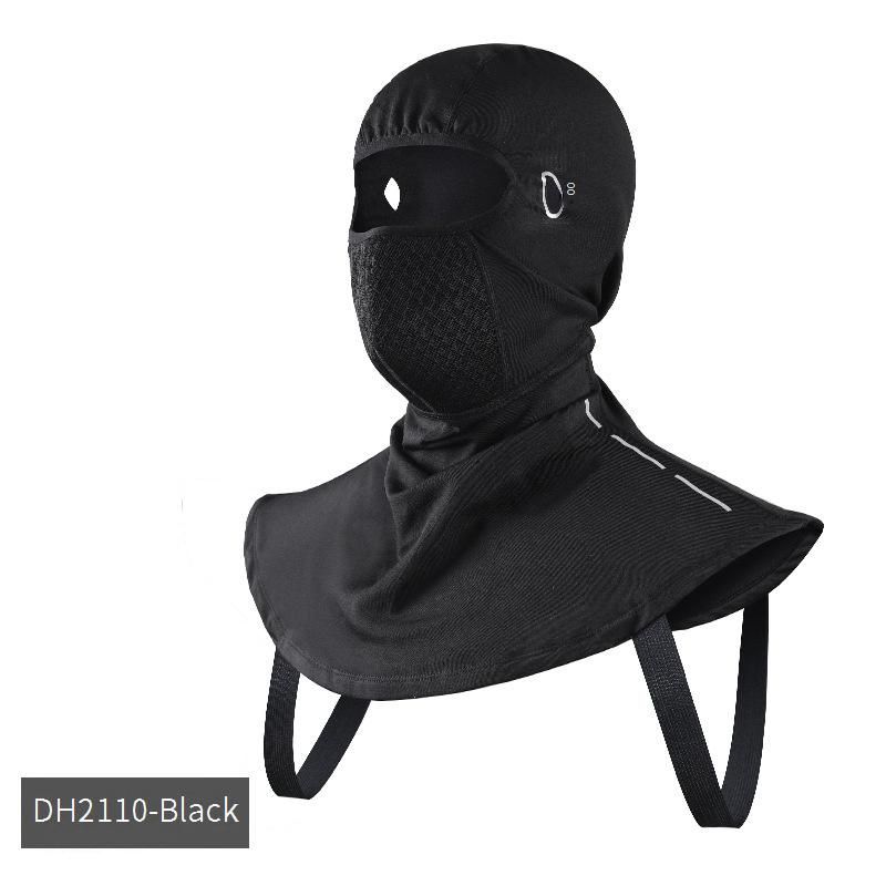 Gafas de esquí unisex negras, máscara facial para motocicleta, a prueba de viento, protección UV, ligeras y transpirables para deportes al aire libre._voghion.com