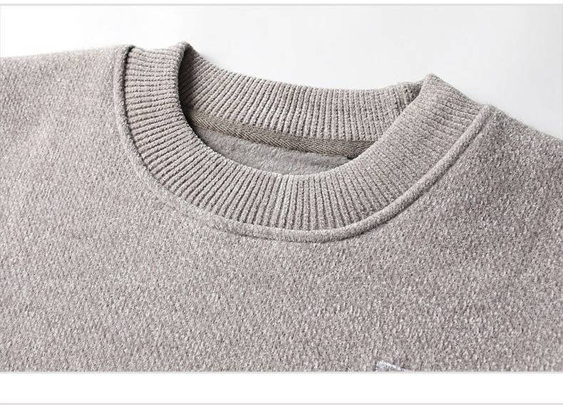Maglione da uomo in maglia con fodera in pile – Pullover termico invernale con texture effetto pelliccia (XL-5XL, 3 colori, antipiega, stile casual e urbano)_voghion.com