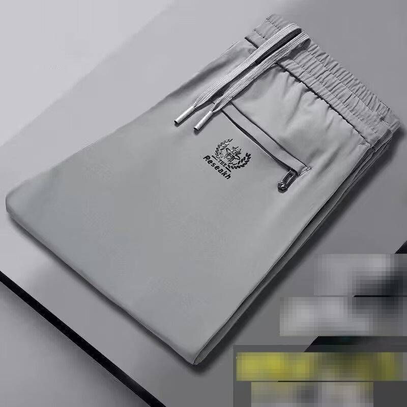 Schnelltrocknende Herren-Freizeithose mit geradem Bein – Leichte, atmungsaktive und locker sitzende Trainingshose für den Sommer | Verschiedene Farben und große Größen (M–5XL)_voghion.com