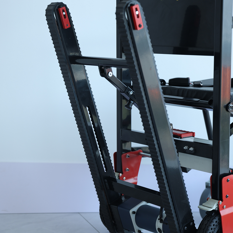 Deluxe Foldable Electric Stair-Climbing Chair: Powered Stair Transporter For Elderly Patient Care Effortless Home Hospital Transfer_voghion.com