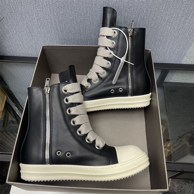 Lacci per scarpe grezzi RO Top da uomo, linea principale in pelle, suola spessa, aumento di altezza, stile scuro, strada principale, taglia grande,_voghion.com