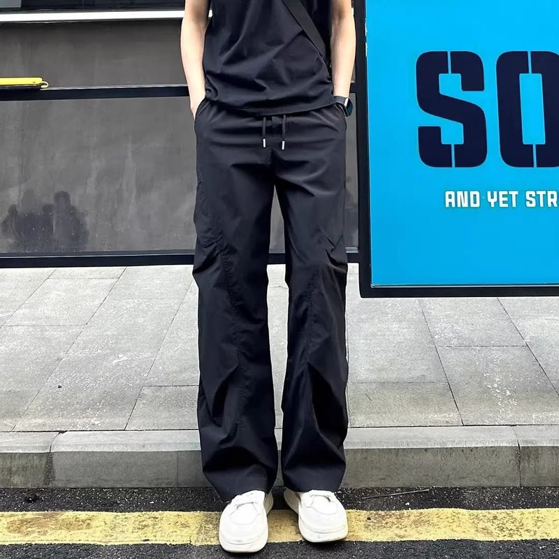 Leichte, schnelltrocknende Fallschirmjägerhose für Herren – Beige/Grau/Khaki, Sonnenschutz im Sommer, lockere Passform, Freizeithose (M-XXXL)_voghion.com