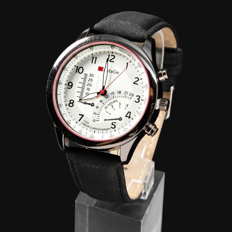 Neu Herrenuhren Casual Simple 3-teiliges Uhrenset Geschenkbox Herrenuhr Brieftasche Gürtel_voghion.com